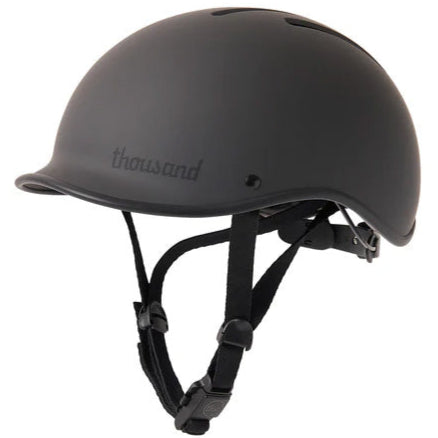 stealth black thousand heritage 2 bike helmet