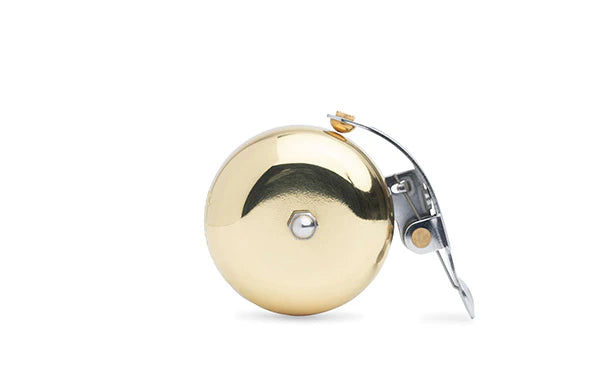 Brass coloured bell for bicycles