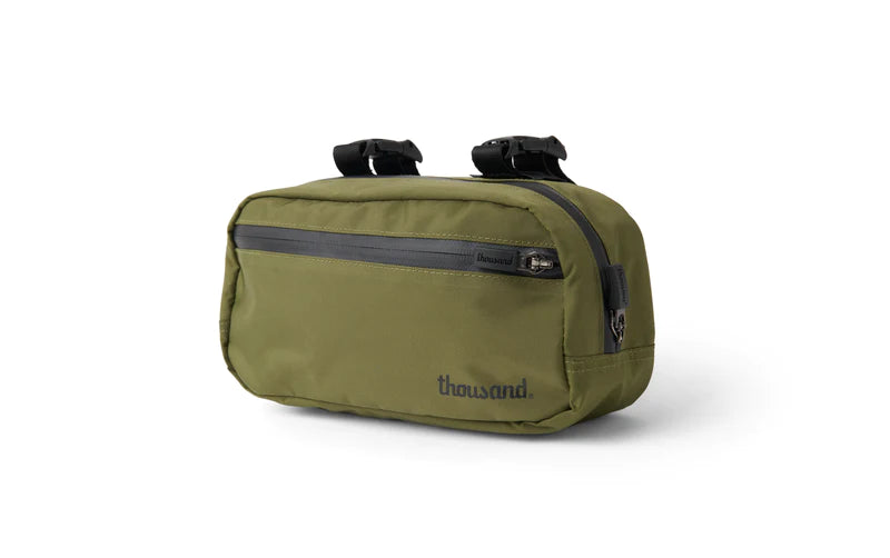 Handlebar bag for cyclists in Olive colour