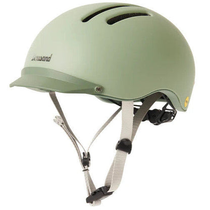 desert sage coloured helmet by thousand helmets