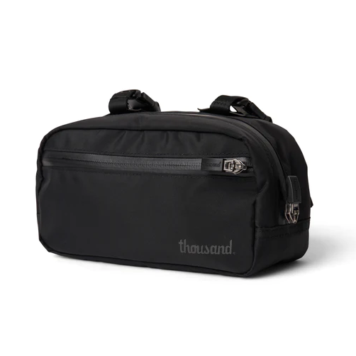 black crosby handlebar bag by thousand