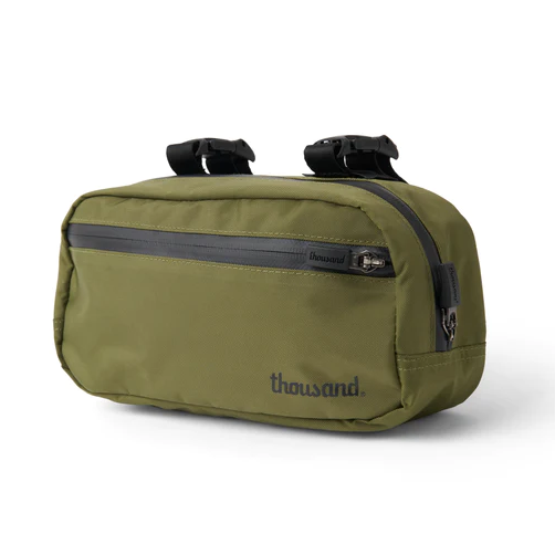 Thousand olive green shoulder sling bag.